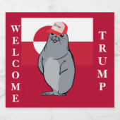 TRUMP SCHAUMWEINETIKETT (Einzelnes Label)
