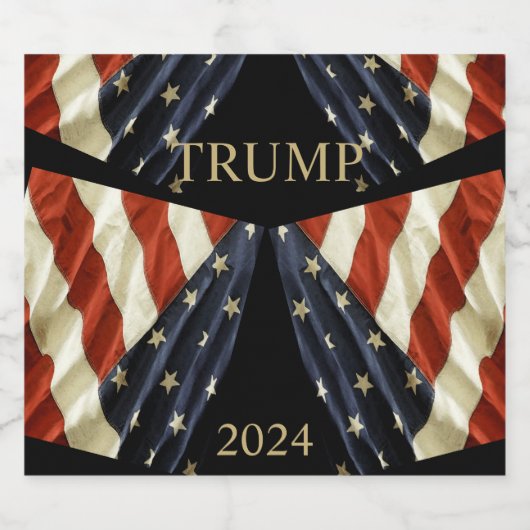 TRUMP SCHAUMWEINETIKETT (Einzelnes Label)