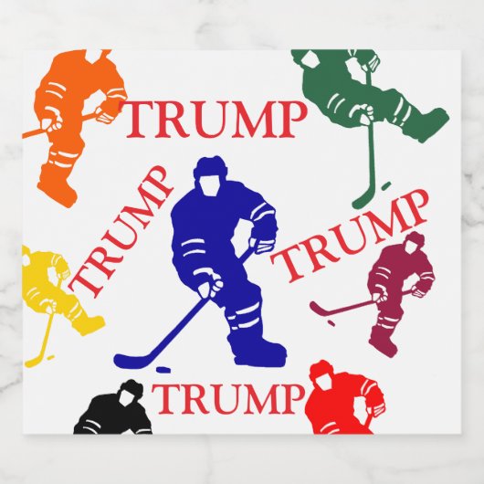 TRUMP SCHAUMWEINETIKETT (Einzelnes Label)