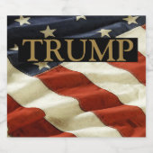 TRUMP SCHAUMWEINETIKETT (Einzelnes Label)