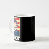 Trump schaut Daddy zu  Kaffeetasse (Vorderseite Links)