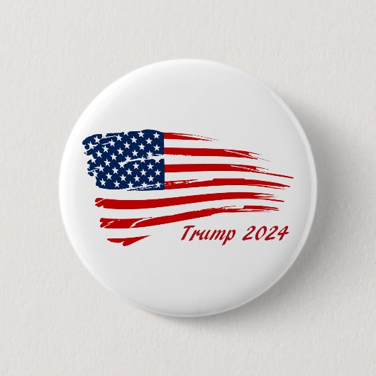 Trump-Schlachtflagge 2024 Button (Vorderseite)