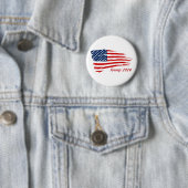 Trump-Schlachtflagge 2024 Button (Beispiel)