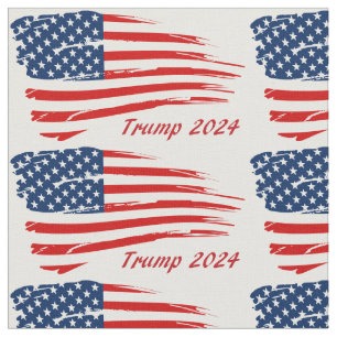 Trump-Schlachtflagge 2024 Stoff