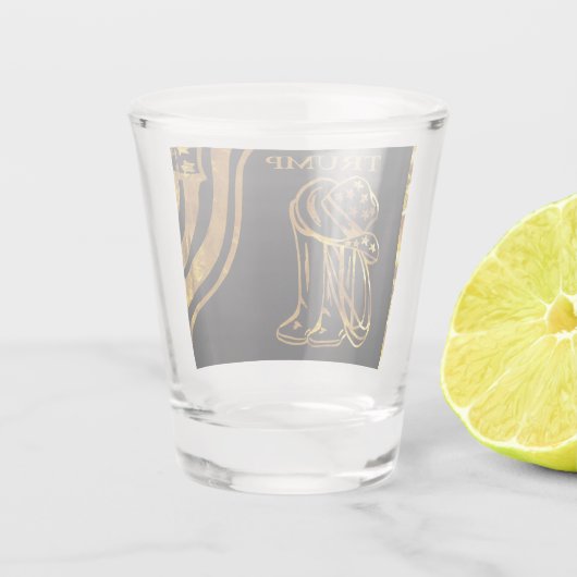 TRUMP SCHNAPSGLAS (Rückseite)