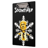 Trump/Schneeblättchen-Clipboard Klemmbrett (Links)