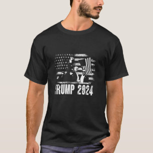 Trump schoss 2024 Trump versucht, Schir zu ermorde T-Shirt