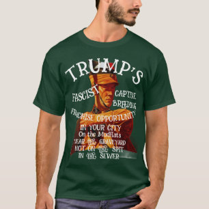 Trump Schwarzhemd Braun Mussolini Gestapo ICE CBP T-Shirt