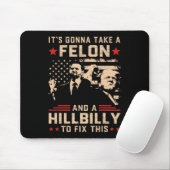 Trump schwindet auf seine Gonna und nimmt einen Fe Mousepad (Mit Mouse)