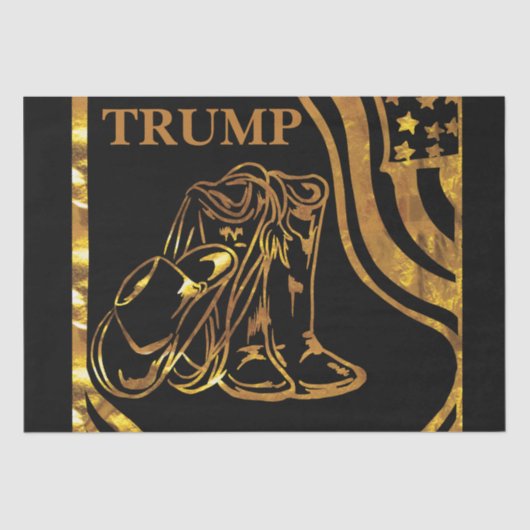 TRUMP SEIDENPAPIER (Vorderseite)