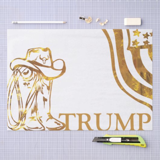 TRUMP SEIDENPAPIER (Handwerk)