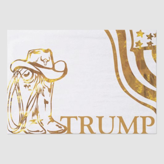 TRUMP SEIDENPAPIER (Vorderseite)