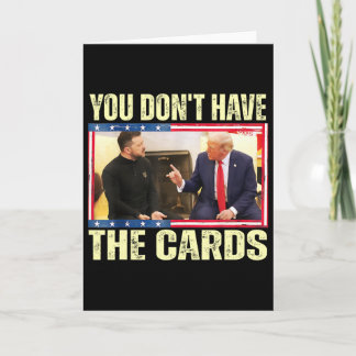 Trump Selensky Retro Du Hast Nicht Die Karten Funn