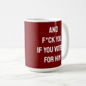 TRUMP-SENTIMENT KAFFEETASSE (VorderseiteRechts)