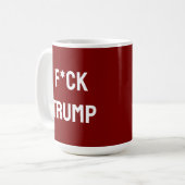 TRUMP-SENTIMENT KAFFEETASSE (Vorderseite Links)