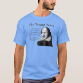 Trump, Shakespeare Zitat, blau T-Shirt (Vorderseite)