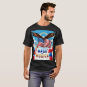 Trump Shirt American Flag Team Murica MAGA (Vorne ganz)
