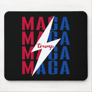Trump-Shirt Flagge Vintage Style Poster Mega 2024 Mousepad