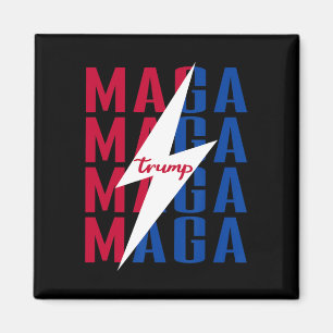 Trump-Shirt Flagge Vintage Style Poster Mega 2025 Magnet
