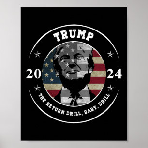 Trump-Shirt-Übung Byby Republikaner Lustiger Spruc Poster