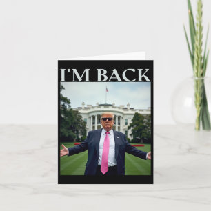 Trump-Shirts für Männer 2025 Trump gewinnt Trump a Karte