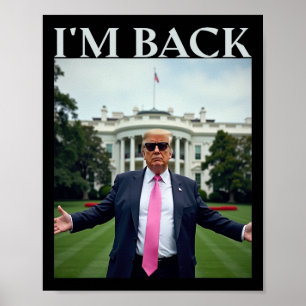 Trump-Shirts für Männer 2025 Trump gewinnt Trump a Poster