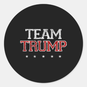 Trump Shirts Maga Trump unterstützt republikanisch Runder Aufkleber