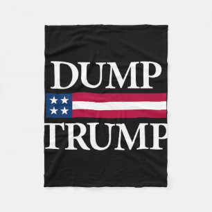 Trump-Shirts schwarz uni erwachsen Moderne politis Fleecedecke