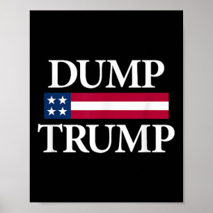 Trump-Shirts schwarz uni erwachsen Moderne politis Poster