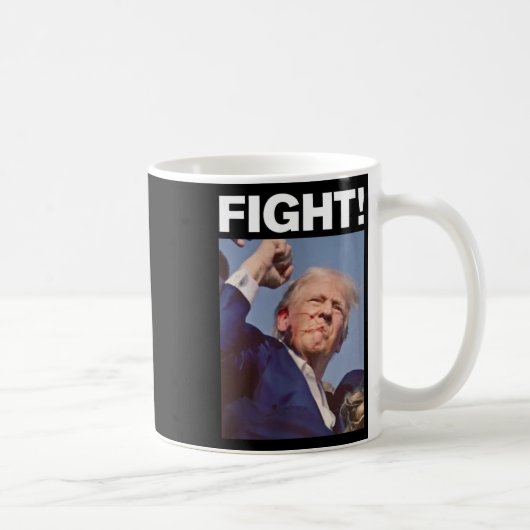 Trump Shot 2024 Kaffeetasse (Rechts)