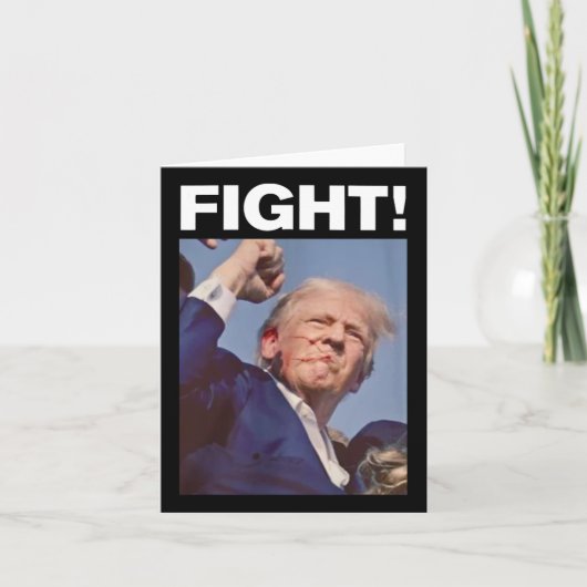 Trump Shot 2024 Karte (Vorderseite)