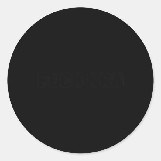 Trump Shot 2024 Runder Aufkleber (Vorderseite)