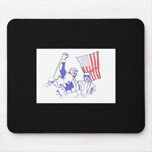 Trump Shot At 2024 Mousepad (Vorne)
