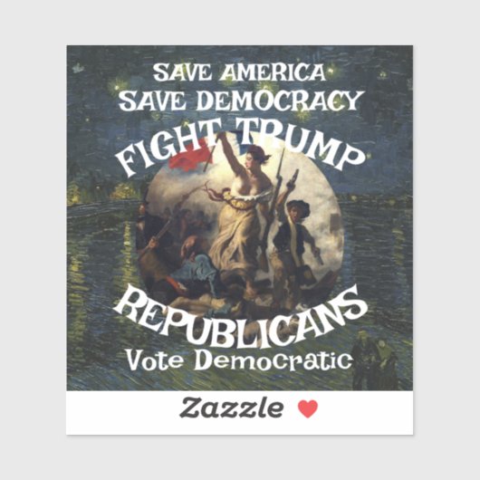 Trump Shrimp Fajita Jesus Republikanisches Party P Aufkleber (Blatt)