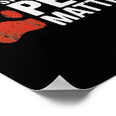 Trump sie essen die Hunde Katzen Springfield Pe Poster (Ecke)