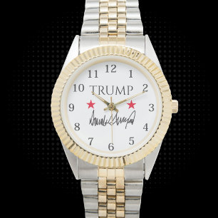 Trump-Signatur Armbanduhr