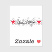 Trump-Signatur Aufkleber (Blatt)