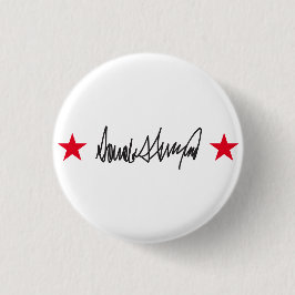Trump-Signatur Button