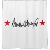 Trump-Signatur Duschvorhang (Vorderseite)