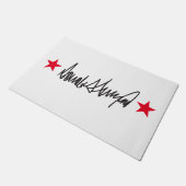 Trump-Signatur Fußmatte (Schrägansicht)