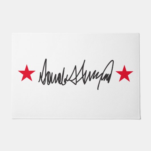 Trump-Signatur Fußmatte (Vorderseite)