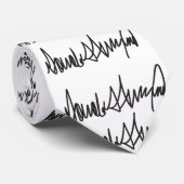 Trump-Signatur Krawatte (Gerollt)