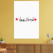 Trump-Signatur Leinwanddruck (Insitu (Wohnzimmer))