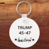 Trump Signature 45-47 Schlüsselanhänger (Vorderseite)