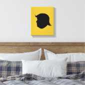 TRUMP SILHOUETTE LEINWANDDRUCK (Insitu (Schlafzimmer))