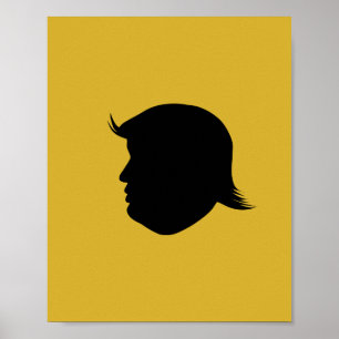 TRUMP SILHOUETTE POSTER
