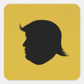 TRUMP SILHOUETTE STICKER (Vorderseite)
