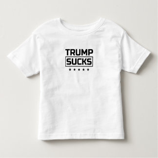 Trump Sind zum Kotzen schwarzen Schriftart Kleinkind T-shirt