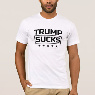 Trump Sind zum Kotzen schwarzen Schriftart T-Shirt