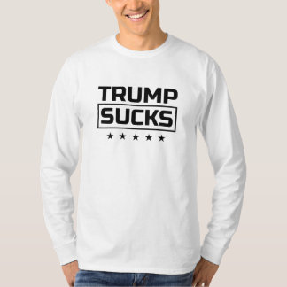 Trump Sind zum Kotzen schwarzen Schriftart T-Shirt